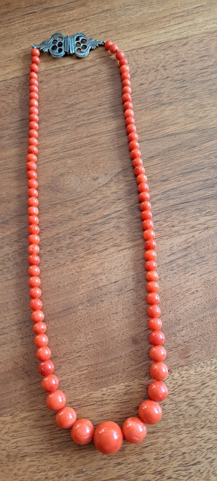 Bloedkorale Zeeuwse ketting 1910, Sieraden, Tassen en Uiterlijk, Antieke sieraden, Ophalen, Zilver, Ketting