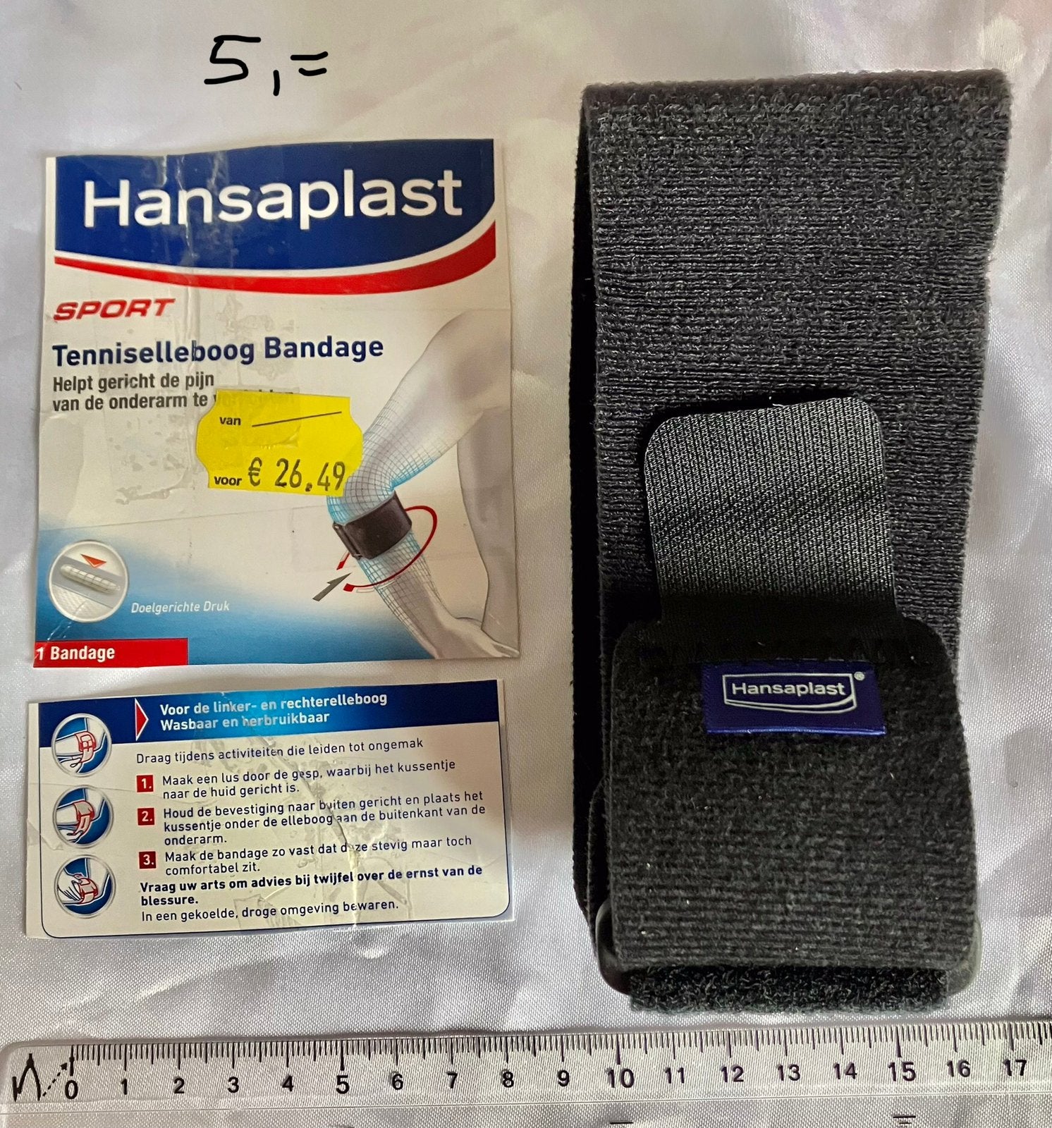 Tenniss elkeboog bandage nw, Ophalen of Verzenden, Nieuw