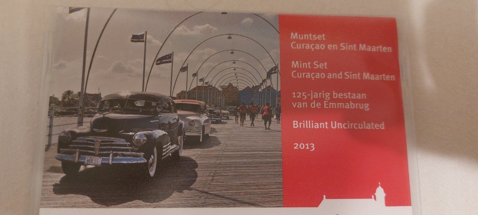 Muntset Curaçao en Sint Maarten 2013 - Emma Brug, Ophalen of Verzenden, Koningin Beatrix, Overige waardes, Setje