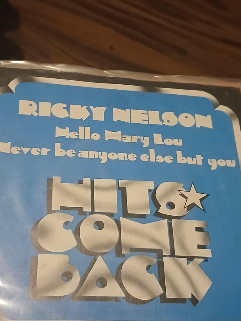 RICKY NELSON hello mary lou HITS COME BACK, Cd's en Dvd's, Vinyl Singles, Ophalen of Verzenden, Zo goed als nieuw, Pop