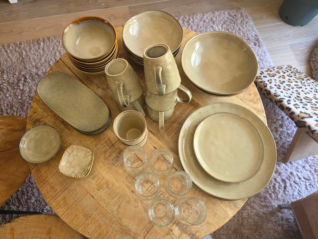 Xenos Toscane Servies: Compleet & Stijlvol, Huis en Inrichting, Keuken | Servies, Ophalen, Overige stijlen, Bord(en)