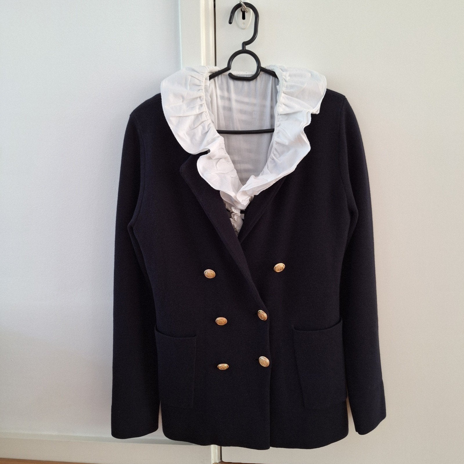 PURDEY Donkerblauwe Blazer Grand Sud Maat 38/40, Maat 38/40 (M), PURDEY, Blauw, Ophalen of Verzenden