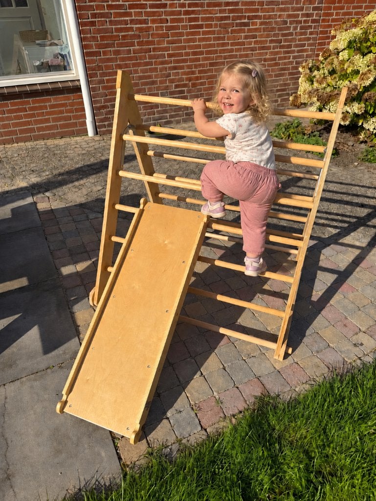 Pikler driekhoek klimrek hout montessori, Ophalen