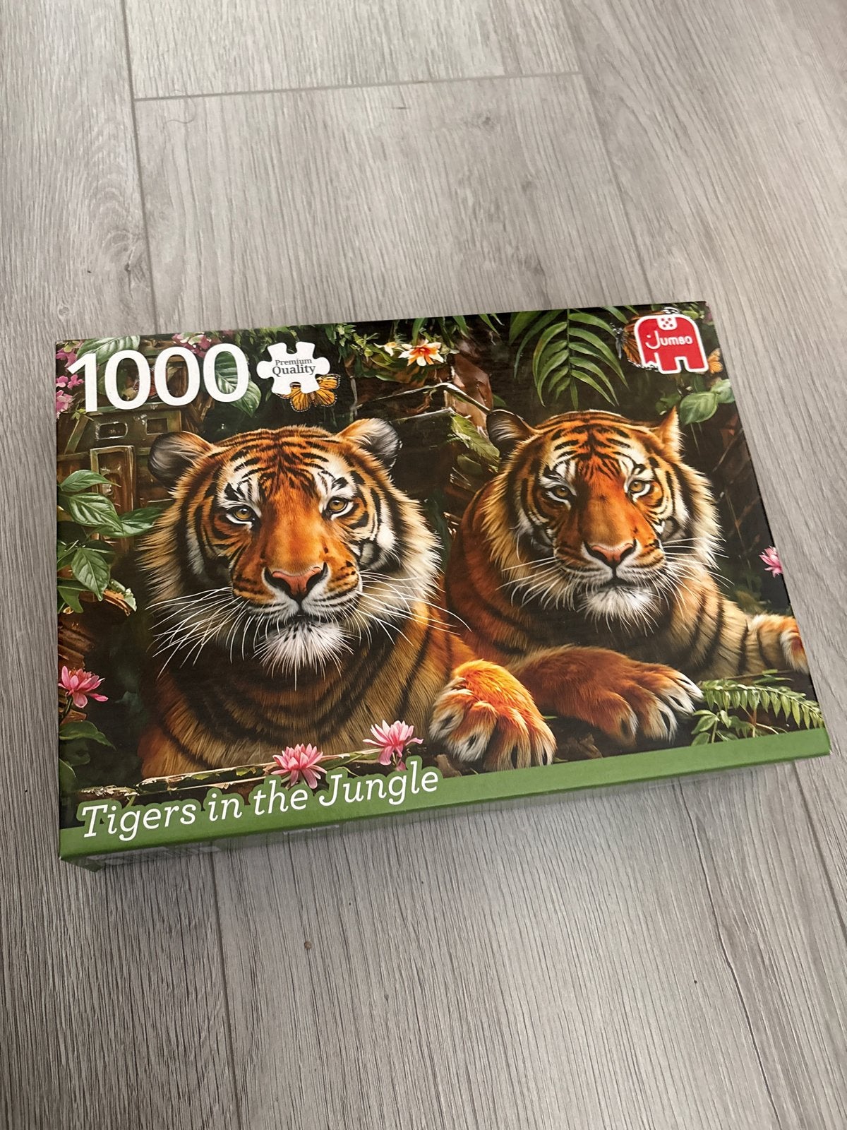 Jumbo Legpuzzel 1000 stukjes - Tijgers in de Jungle