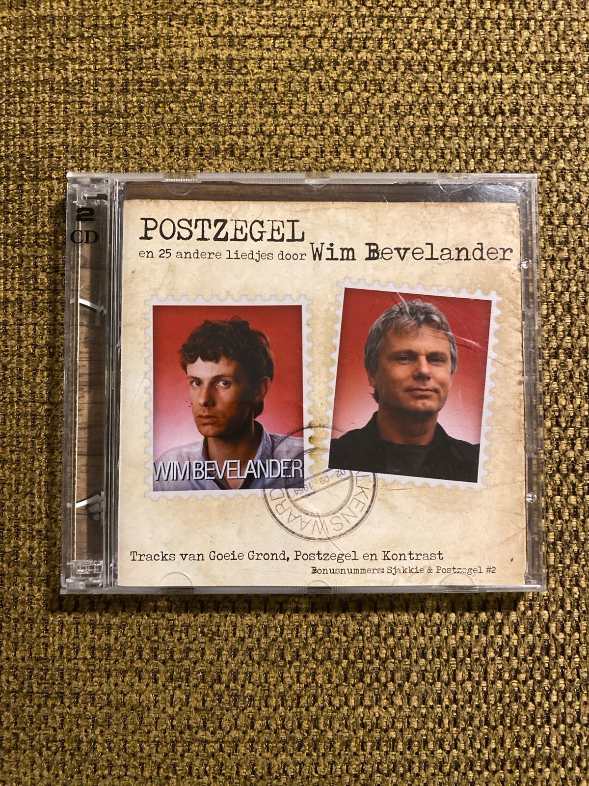 Wim Bevelander - Postzegel (2 cd-box), Cd's en Dvd's, Cabaret of Kleinkunst, Ophalen of Verzenden, Zo goed als nieuw, Inclusief doosje