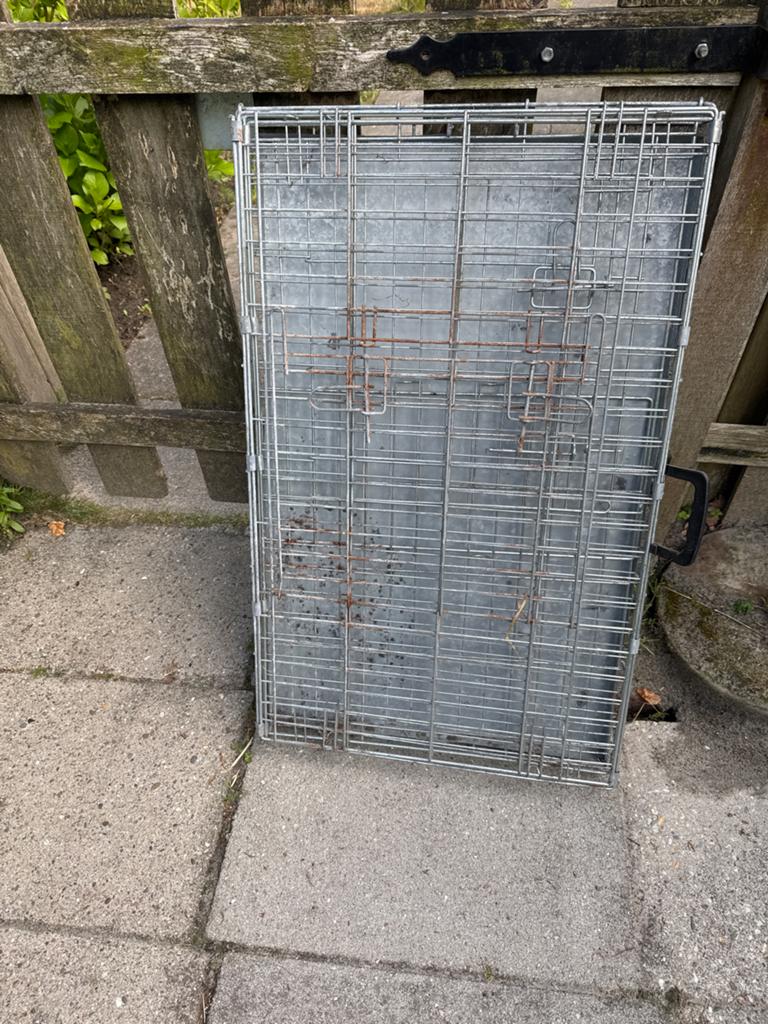 Honden  bench .Gebruikt, Dieren en Toebehoren, Hondenhokken, Ophalen of Verzenden, Gebruikt, Minder dan 75 cm, Minder dan 65 cm