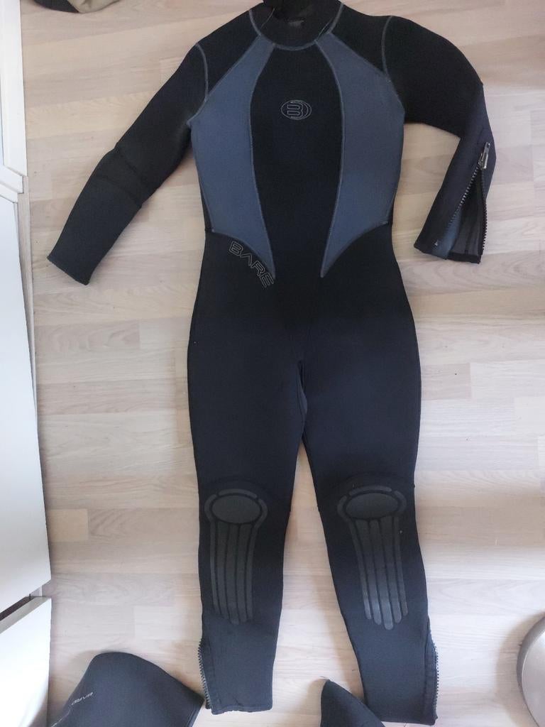Duikpak bare dubbel 7, waarschijnlijk maat 10, Watersport en Boten, Duiken, Ophalen, Duikpak