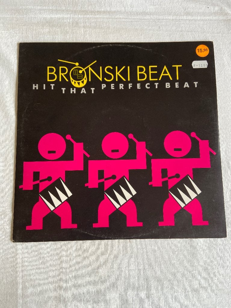 bronski beat  -  hit that perfect beat  -  MAXI SINGLE, Ophalen of Verzenden, Zo goed als nieuw, 12 inch, Overige typen