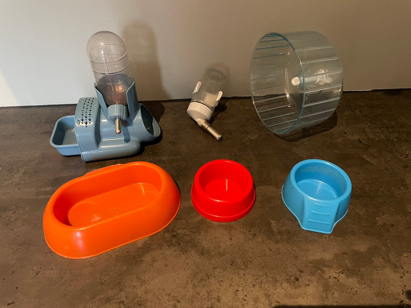 Hamsterkooi accessoires - plastic, Ophalen of Verzenden, Gebruikt, Voerbakje