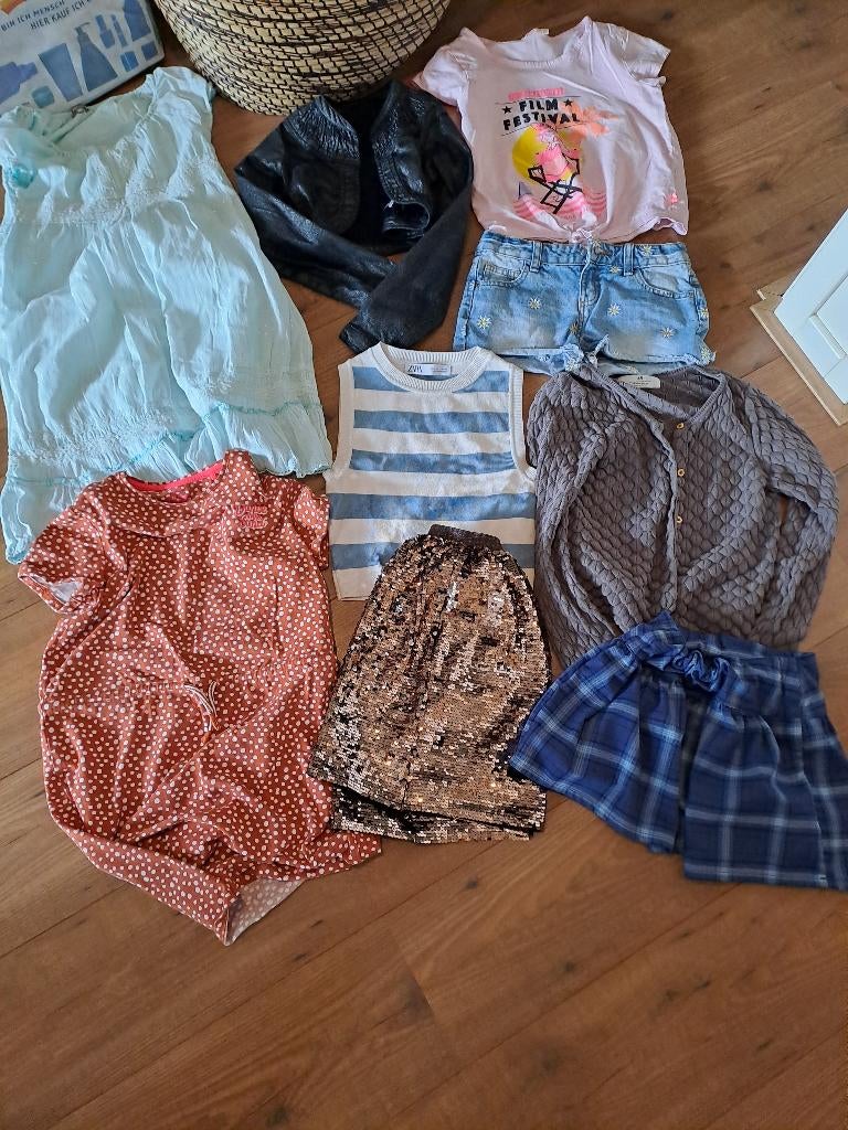 Meisjes kleding maat 134 - 140, Ophalen, Gebruikt, Maat 134