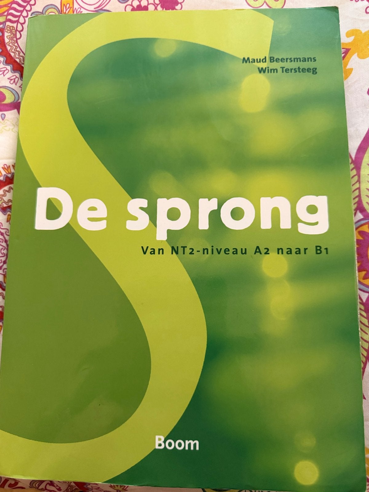 De sprong: Van NT2-niveau A2 naar B1 - Maud Beersmans, Ophalen, Alpha, Zo goed als nieuw, Overige niveaus