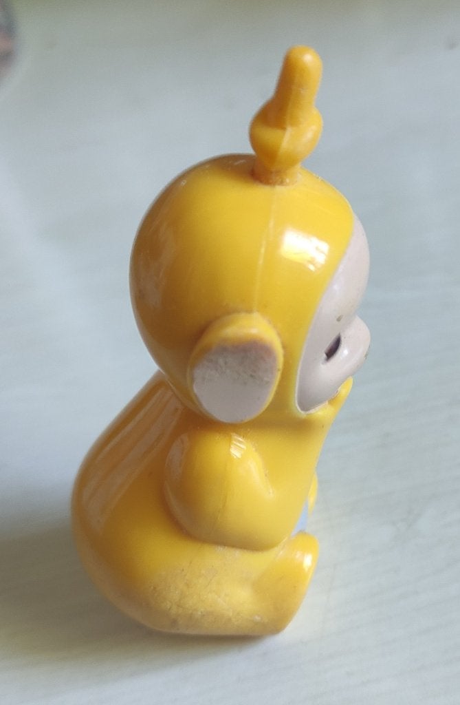 gele teletubbie Laa-Laa poppetje, Kinderen en Baby's, Speelgoed | Knuffels en Pluche, Overige merken, Overige typen, Ophalen of Verzenden