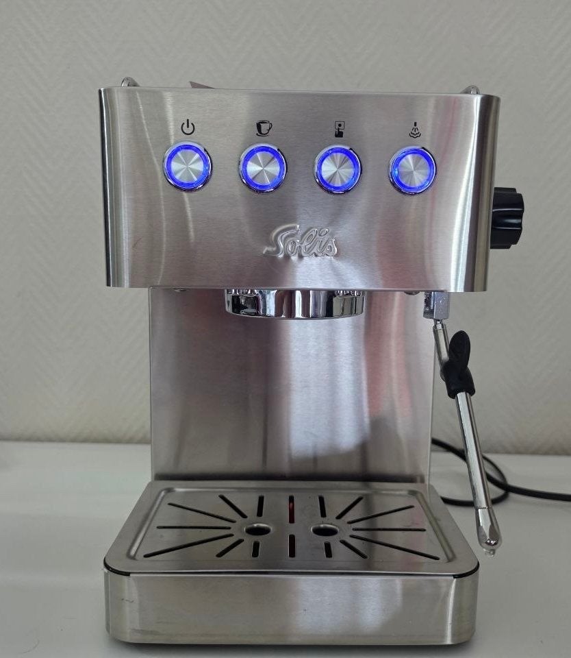 Solis Barista Gran Gusto Espressomachine, Afneembaar waterreservoir, Espresso apparaat, Gemalen koffie, Ophalen of Verzenden