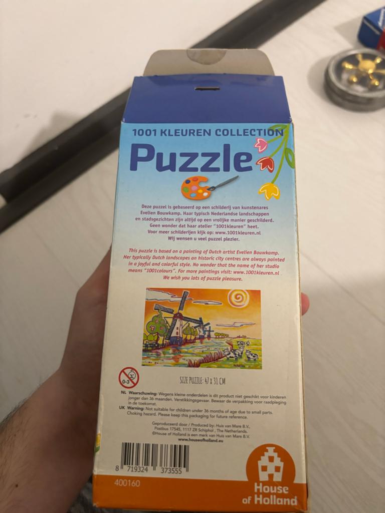House of Holland Kinderdijk Puzzel 500 stukjes, Ophalen of Verzenden, 500 t/m 1500 stukjes, Nieuw, Legpuzzel