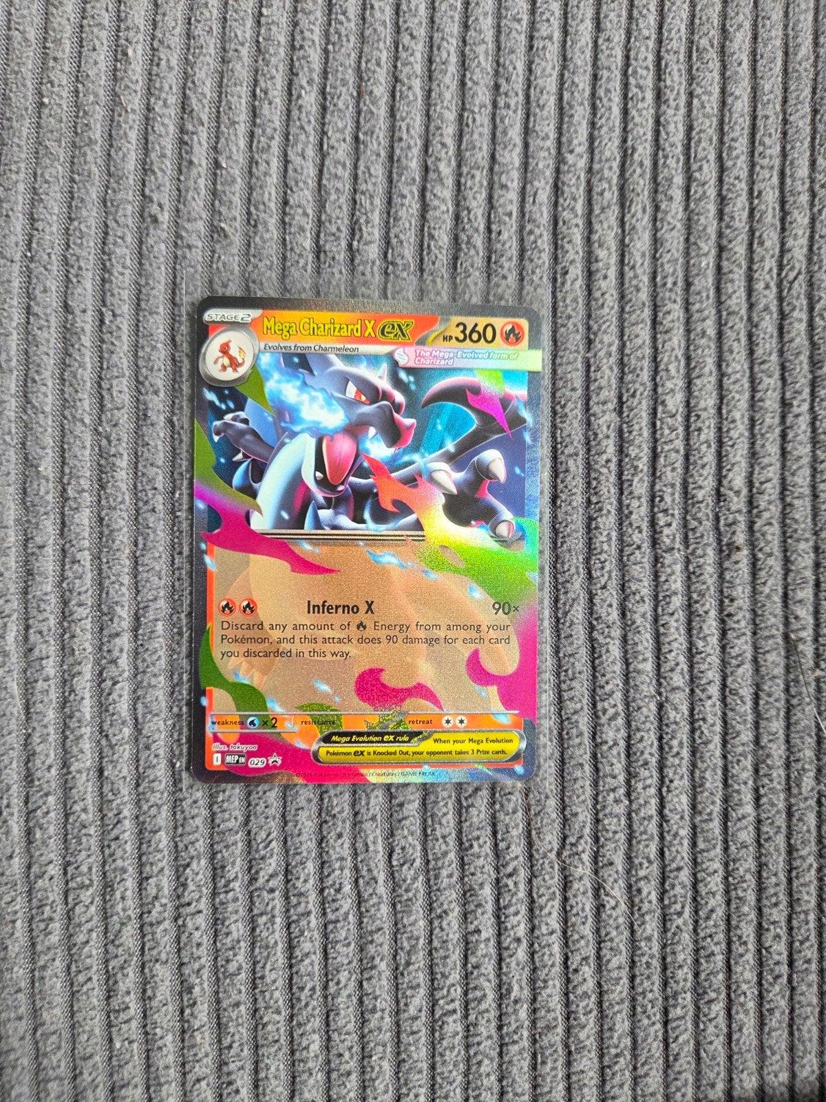 Mega Charizard ex MEP029 Packfresh NM, Ophalen of Verzenden, Zo goed als nieuw