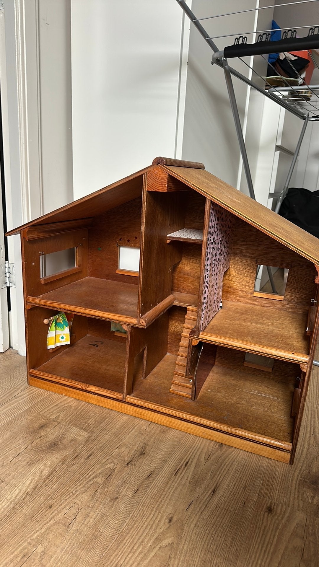 Houten poppenhuis, Ophalen, Gebruikt, Poppenhuis