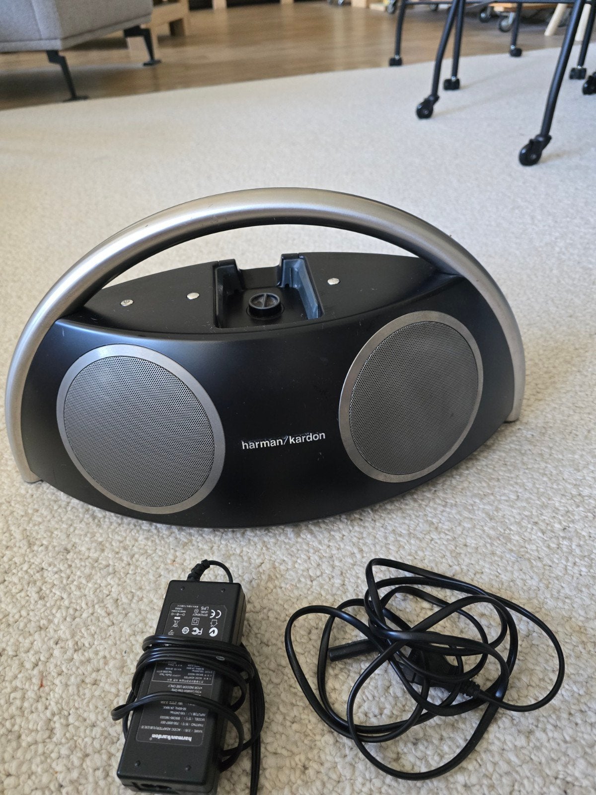 Harman/Kardon Go + Play draagbare speaker met dock, Gebruikt, Draagbaar, Speakers, Ophalen