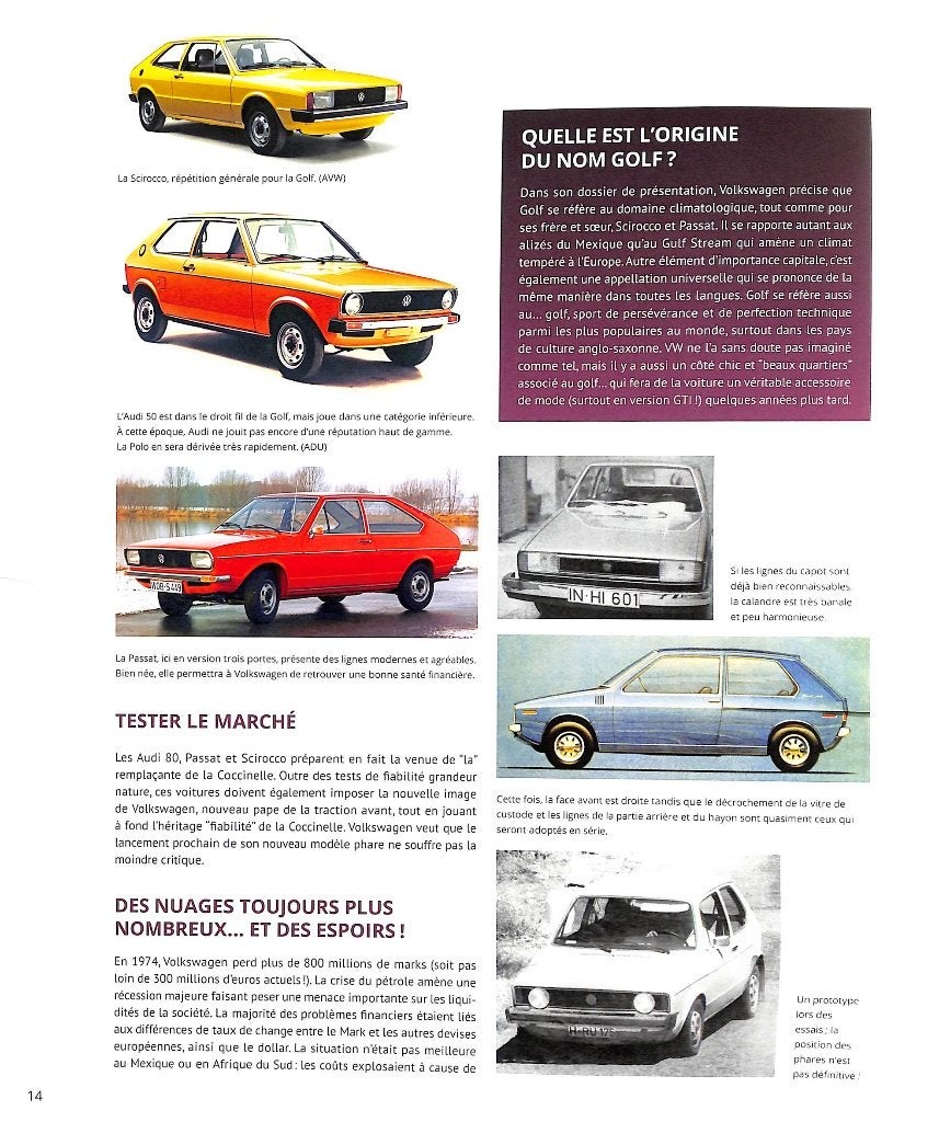 VW Golf, série 1 et dérivés, Verzenden, Volkswagen, Nieuw, Dimitri Urbain