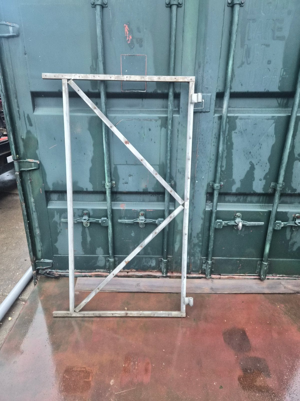 stalen poort frame tuin poort, Ophalen, 200 cm of meer, Draaipoort, 150 tot 200 cm