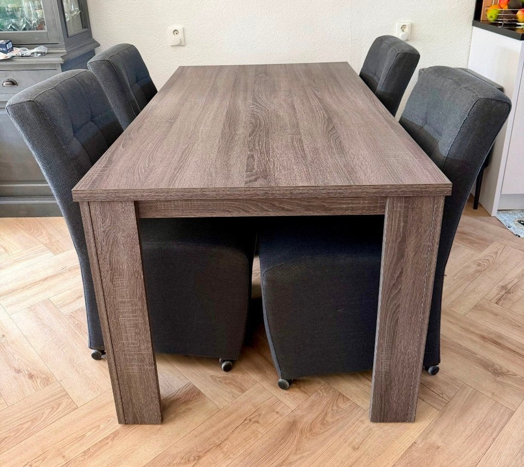 Eethoek TE KOOP ZSM OPHALEN, Huis en Inrichting, Tafels | Eettafels, Ophalen, Gebruikt, Overige materialen, 50 tot 100 cm
