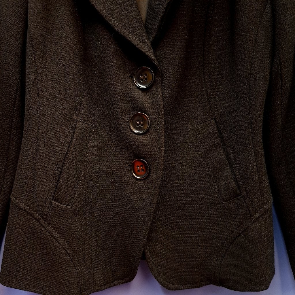 Bandolero zwarte dikkere blazer + pu leren stukken S 37316, Bandolera, ., Zwart, Ophalen of Verzenden