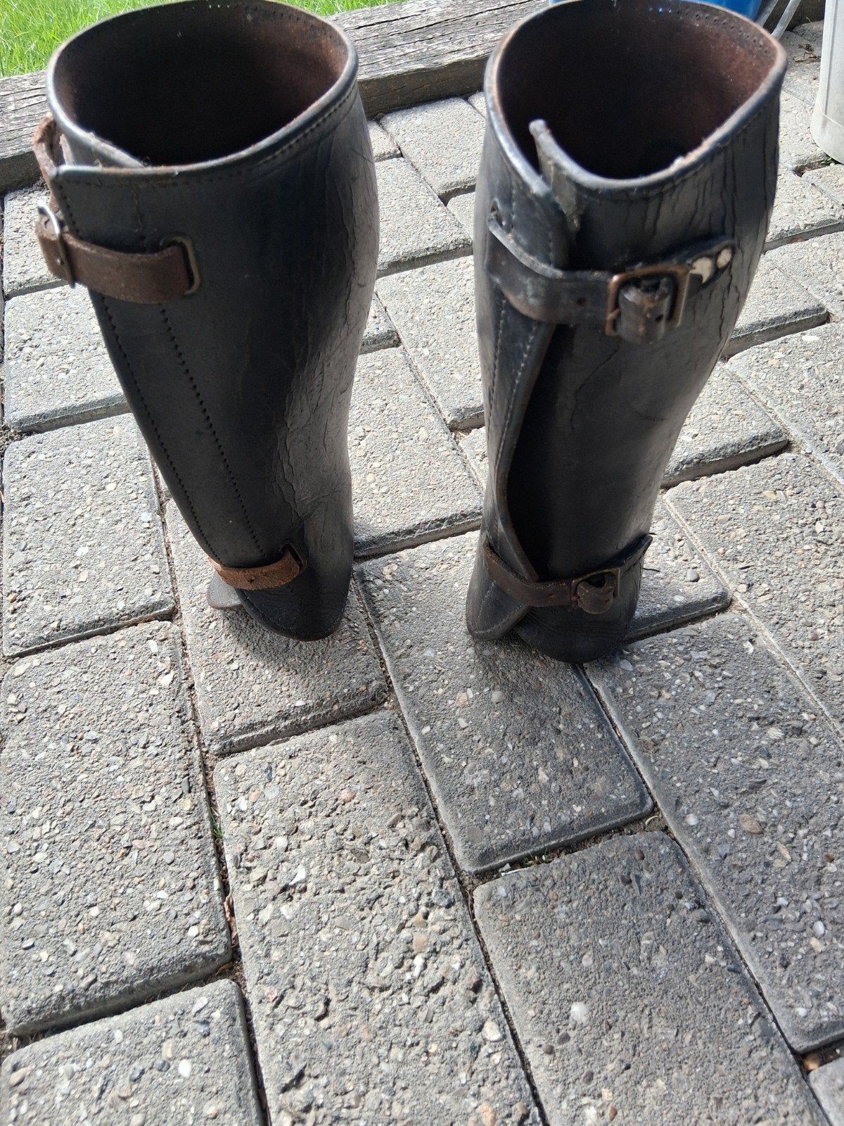 Vintage Leren Beenbeschermers / Chaps, Ophalen