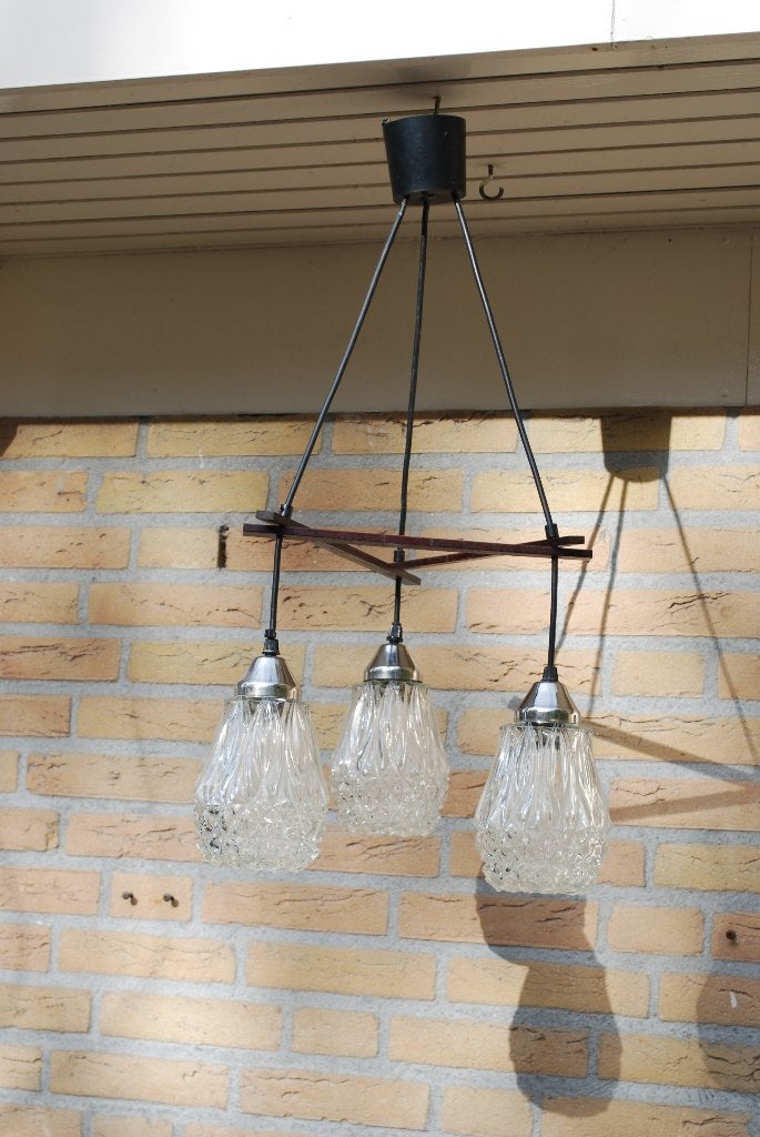 Vintage lamp met drie kelken, Gebruikt, Vintage, Nb, Nb