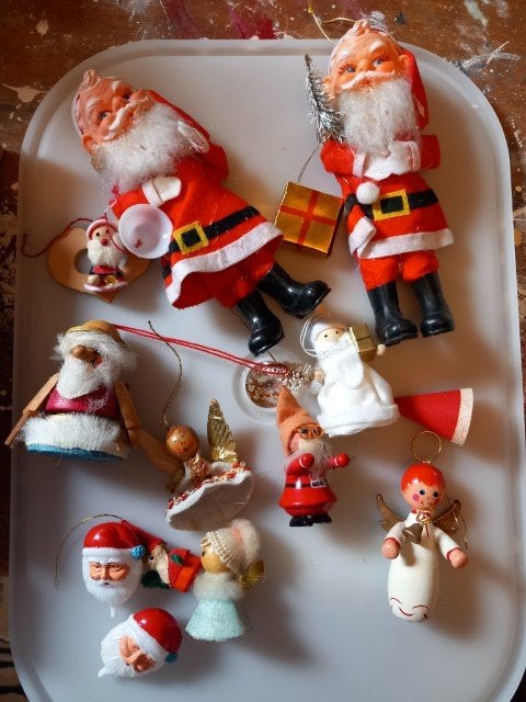 Vintage kerstversiering, Diversen, Kerst, Ophalen, Gebruikt