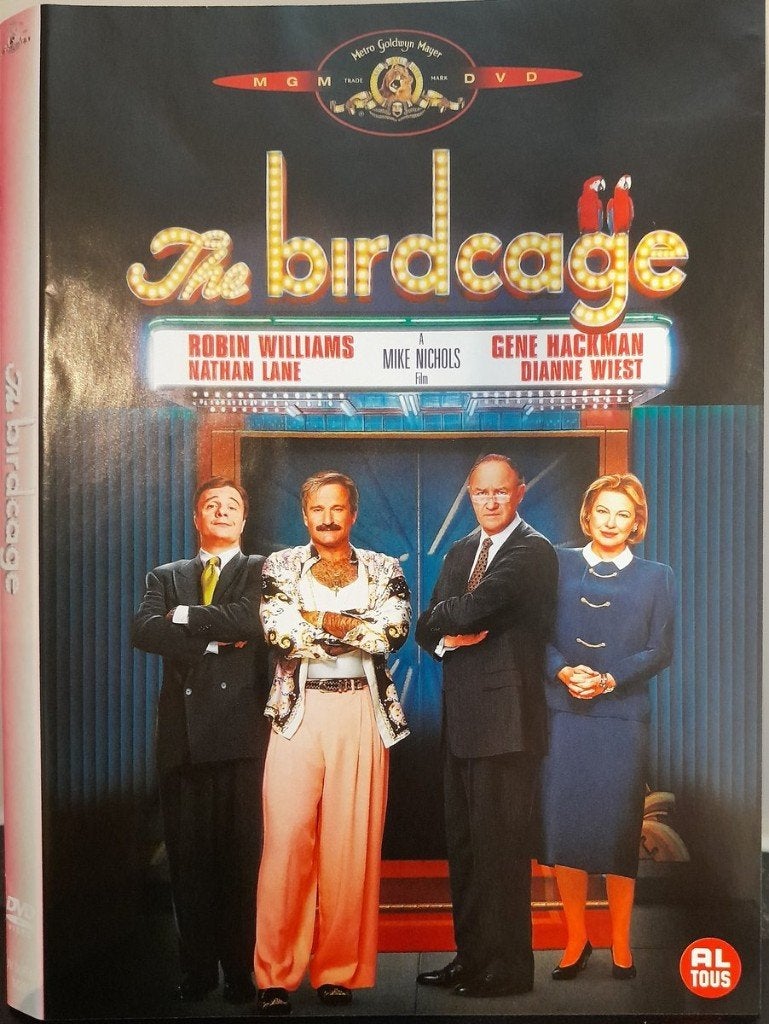 The Birdcage, Alle leeftijden, Ophalen of Verzenden, Zo goed als nieuw, Romantische komedie