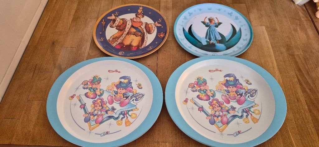 4 leuke efteling borden ., Ophalen of Verzenden, Gebruiksvoorwerp