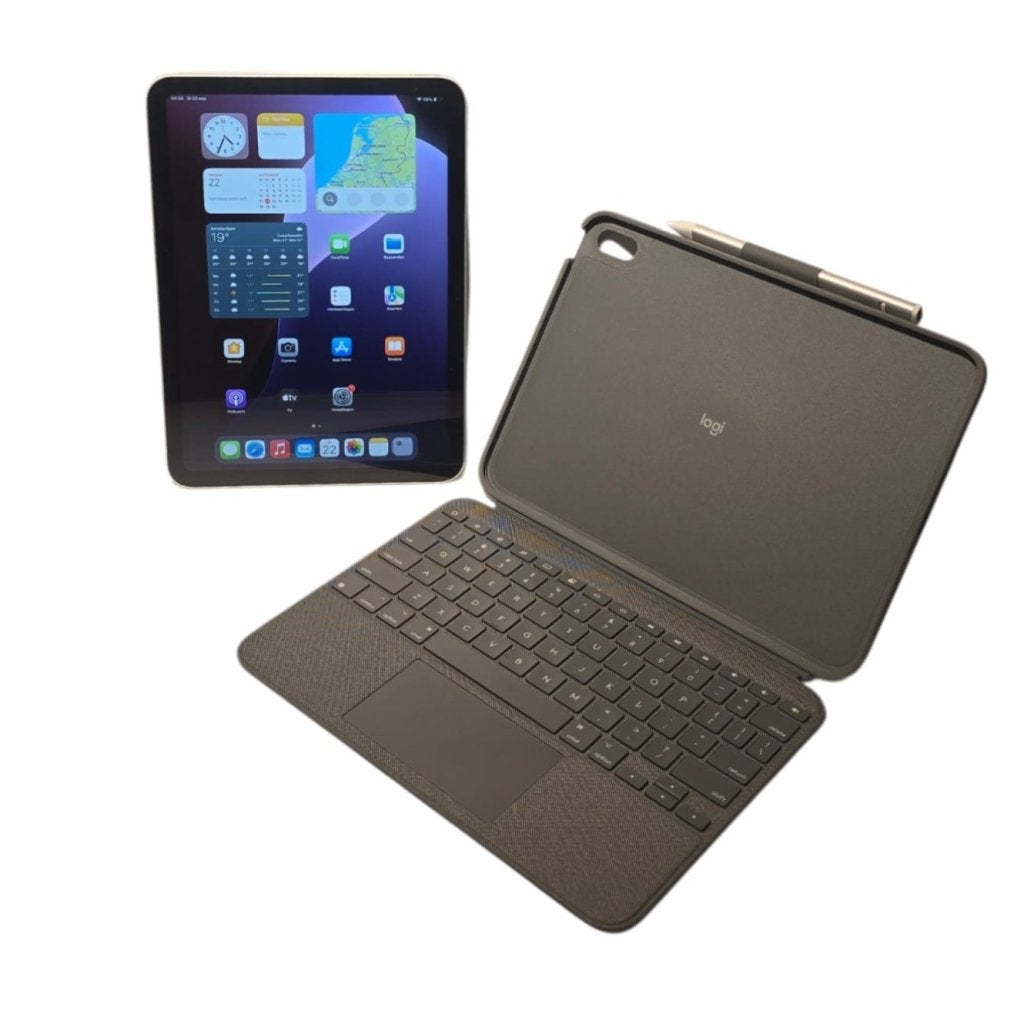 iPad Wi-Fi | 10th Gen 64GB Silver | incl. Keyboard & Pencil, Computers en Software, Apple, Gebruikt, Support@apple.com, One Apple Park Way
Cupertino, CA 95014
United States