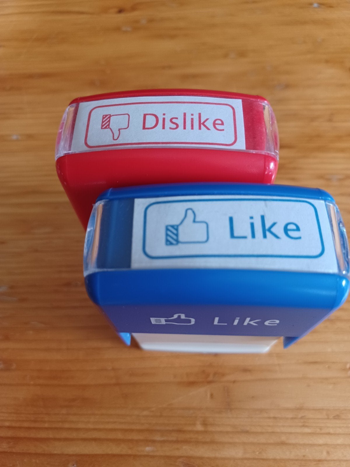like en dislike stempels stempel, Hobby en Vrije tijd, Stempelen, Ophalen of Verzenden