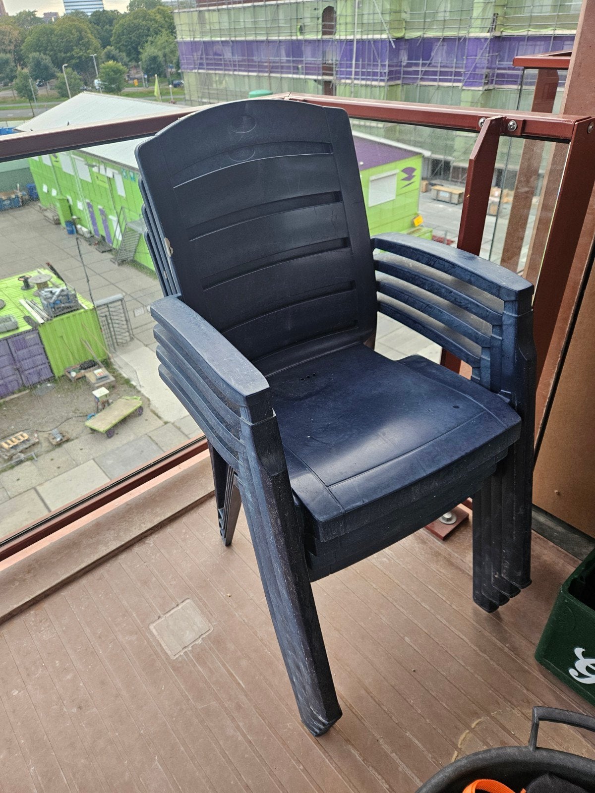 Gratis af te halen: 4x tuinstoel Hartman, Tuin en Terras, Ophalen, Gebruikt, Kunststof