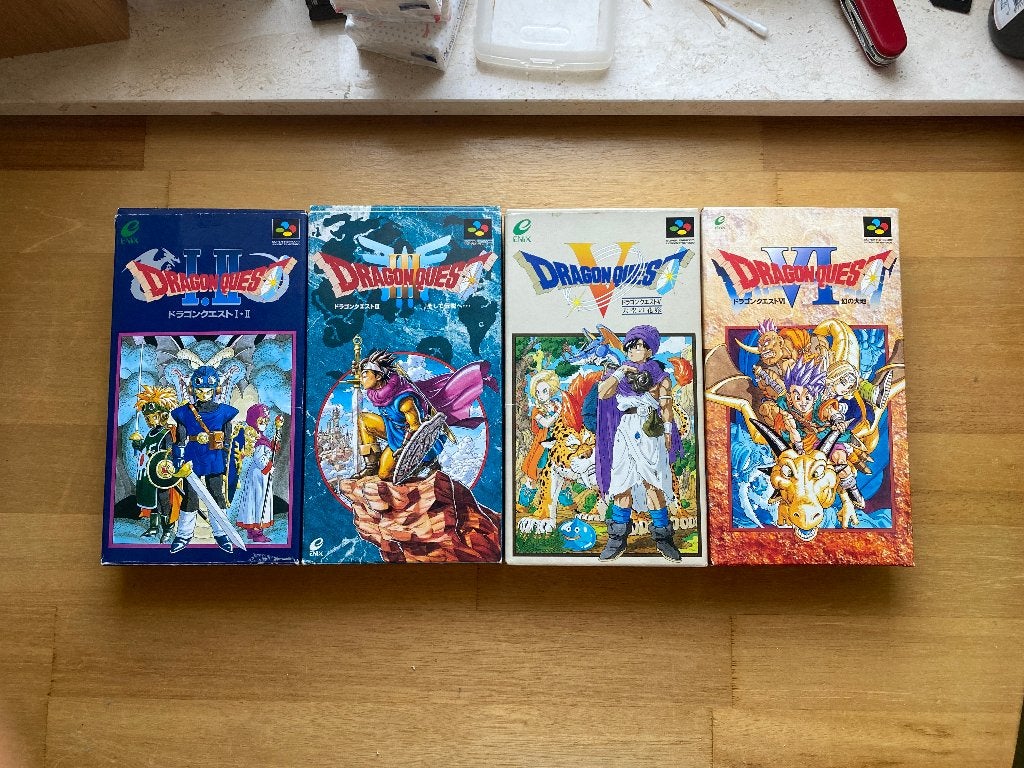 Dragon quest full set super famicom, 1 speler, Ophalen of Verzenden, Zo goed als nieuw, Vanaf 3 jaar