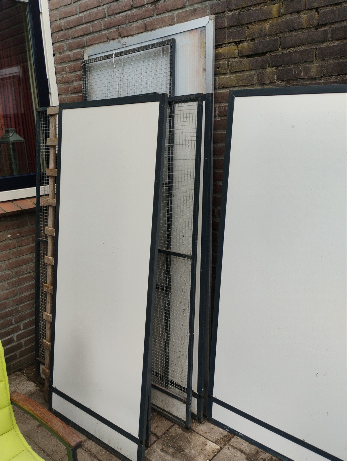 Volière van aluminium., Dieren en Toebehoren, Vogels | Hokken en Kooien, Ophalen of Verzenden, Gebruikt, Aluminium, Volière