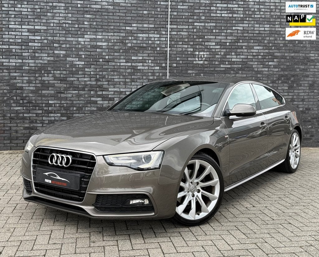 Audi A5 Sportback 1.8 TFSI S-Line 2X|Automaat|Xenon|19"|Alca, Auto's, Audi, 4 cilinders, Met garantie (alle), 4 stoelen, Origineel Nederlands