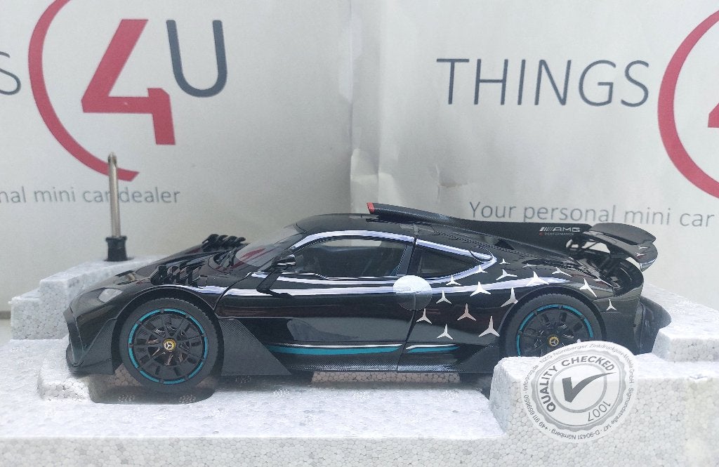 NZG 1:18 Mercedes-Benz AMG One Styling Paket 4 2023 zwart, Ophalen of Verzenden, Nieuw, Auto, Overige merken
