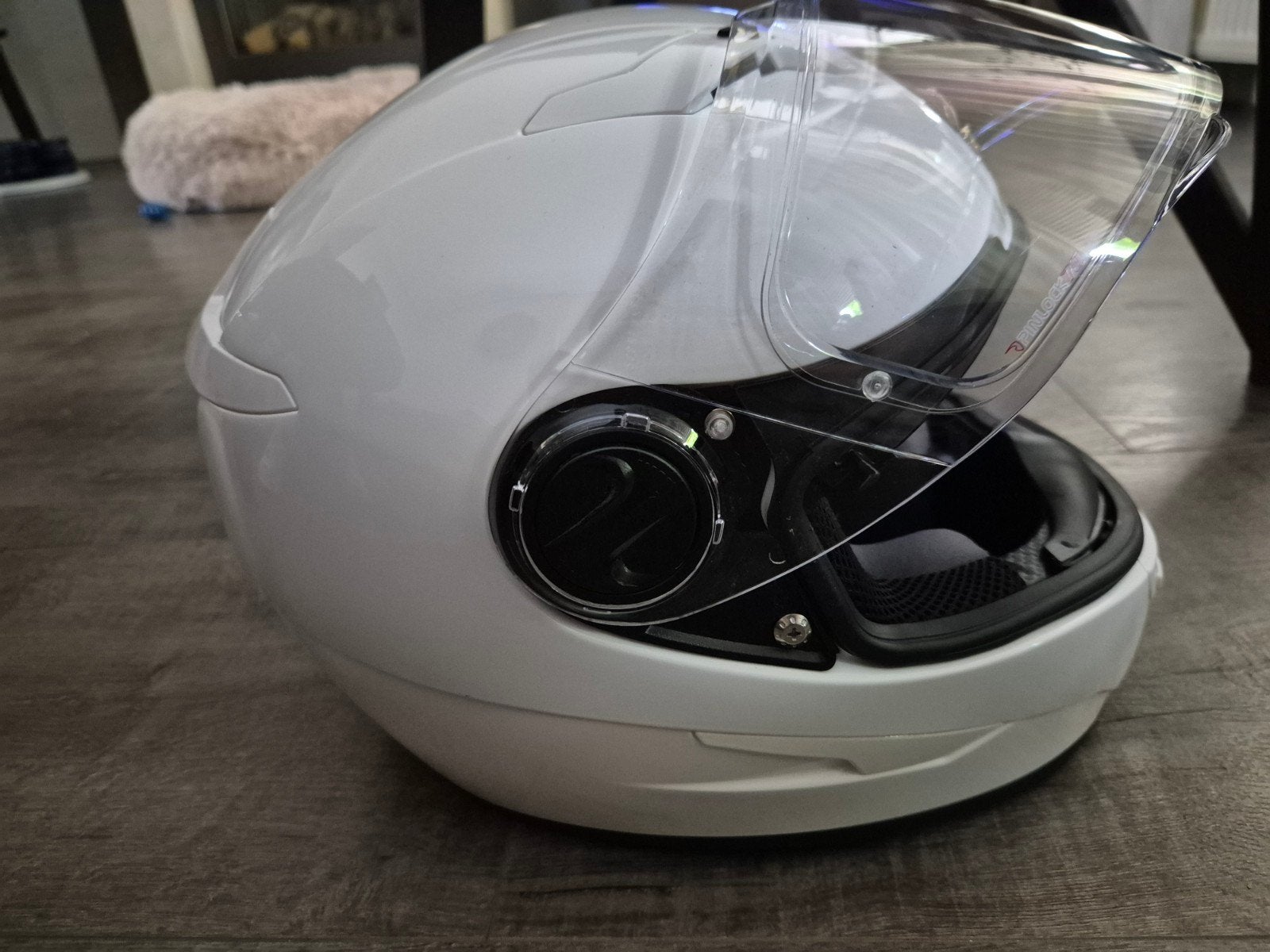 Scorpion EXO-490 helm - Maat XS - Wit, Motoren, XS, Integraalhelm, Tweedehands, Ophalen
