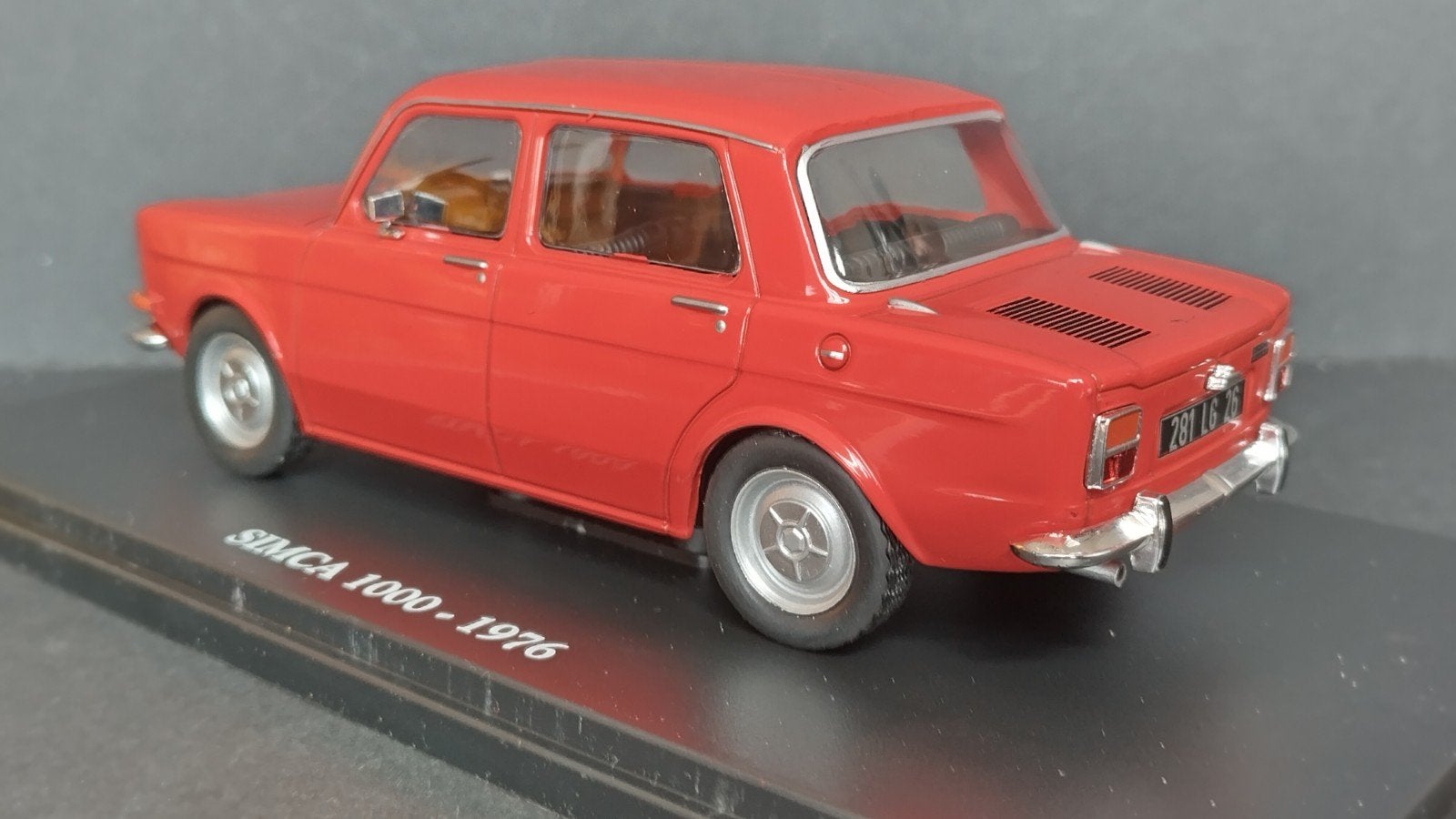 Simca 1000 1976 1:24 Altaya Ixo Pol, Overige merken, Auto, Verzenden, .