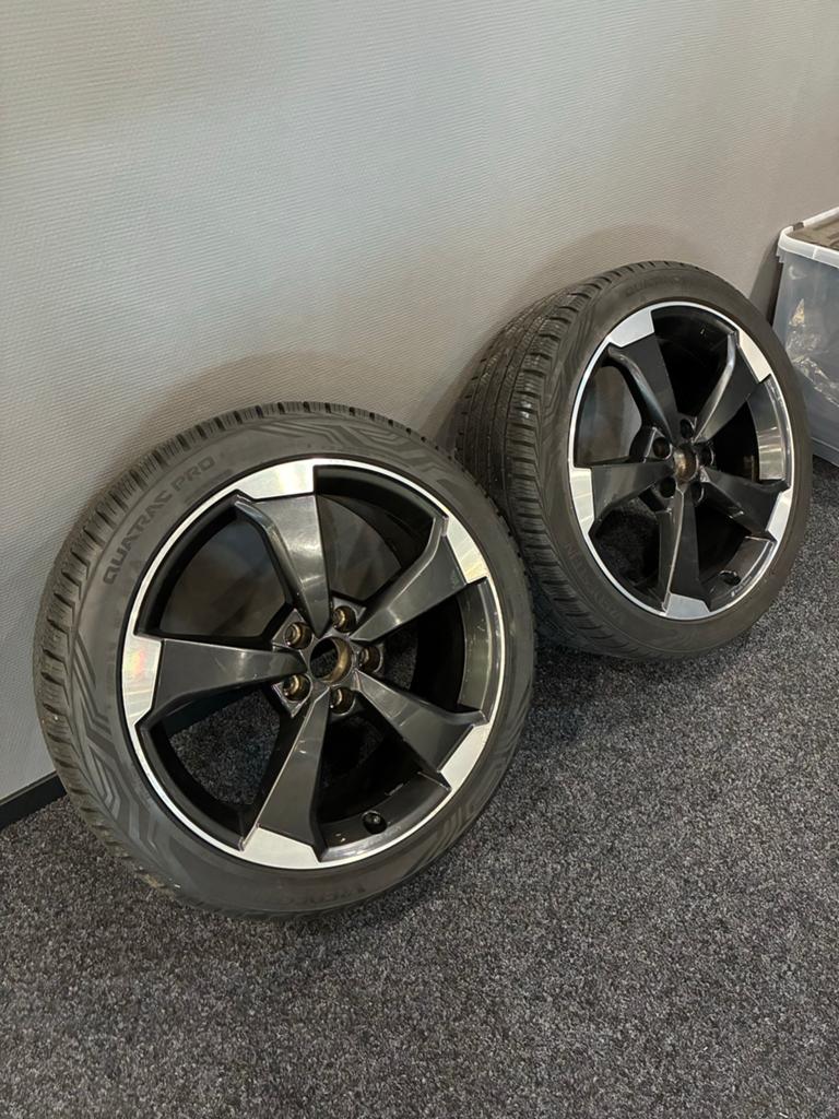 2X ORIGINELE AUDI ROTOR VELGEN 235 40 19 VREDESTEIN, Gebruikt, Banden en Velgen, 235 mm, All Season