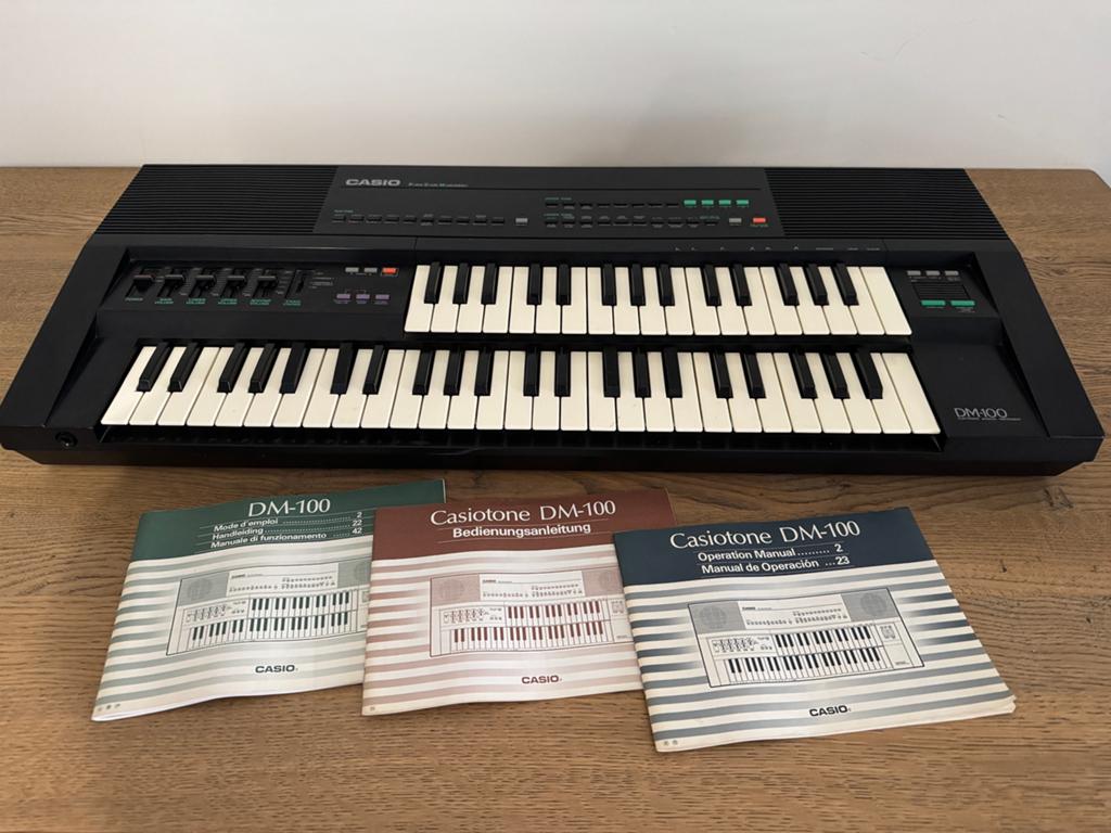 Casio DM-100 vintage keyboard, Ophalen, Gebruikt, 61 toetsen, Casio