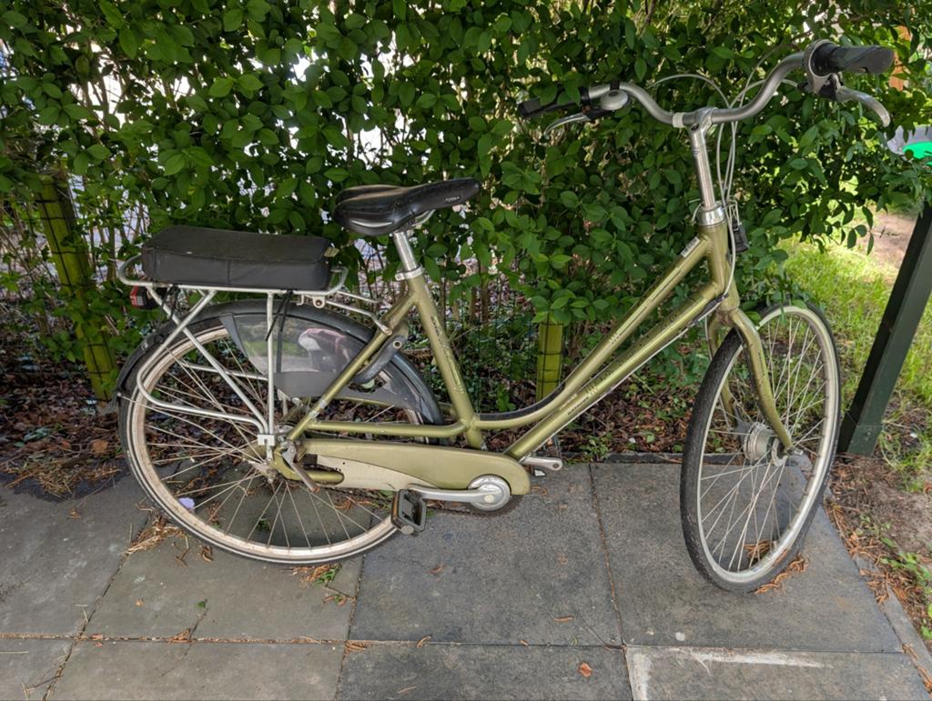 Oude, maar goede Batavus stadsfiets, Ophalen, Gebruikt