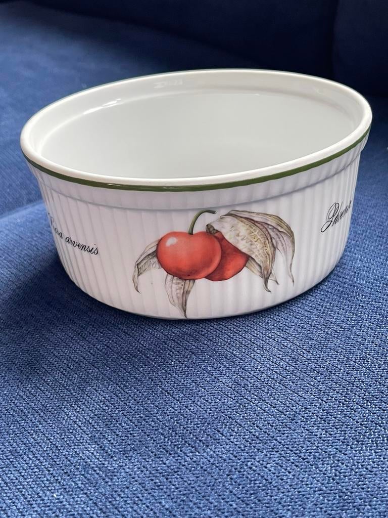 Apilco France, Elysian Garden, ronde ovenschaal ,15 cm, gaaf, Ophalen of Verzenden, Overige stijlen, Porselein, Schaal of Schalen