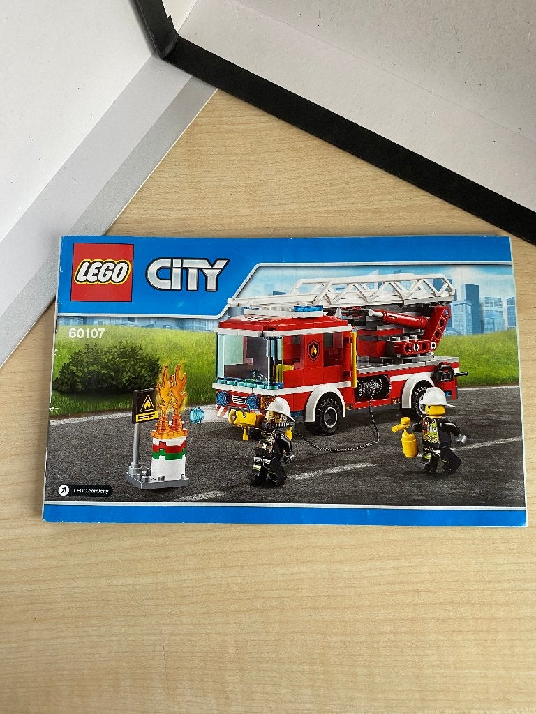 Lego City Brandweerwagen 60107, Compleet, Lego, Ophalen of Verzenden, Complete set
