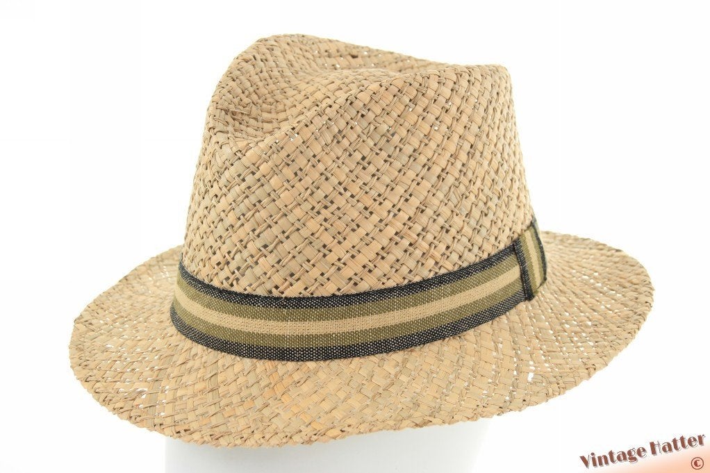 Luchtige zomer gleufhoed Fiebig Original beige stro 57 Nieuw, Hoed, Nieuw, Ophalen of Verzenden, 57 cm (M, 7⅛ inch) of minder