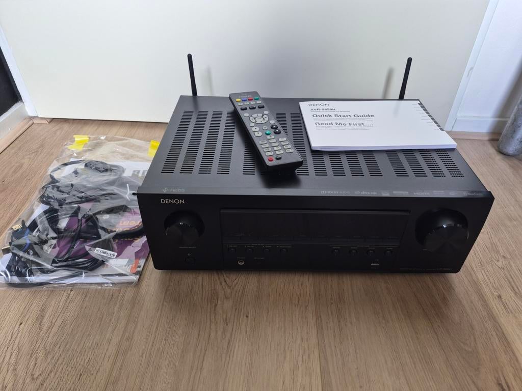 Denon 5.1 4K receiver met HEOS en phono ingang, Audio, Tv en Foto, Versterkers en Receivers, Ophalen, Denon, Zo goed als nieuw