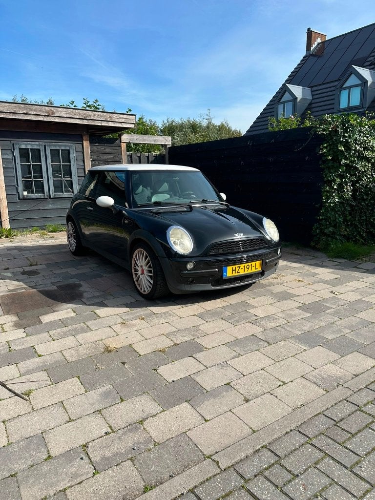 Mini 1.6 16V Cooper 2003 Zwart, Voorwielaandrijving, 15 km/l, Zwart, 4 cilinders