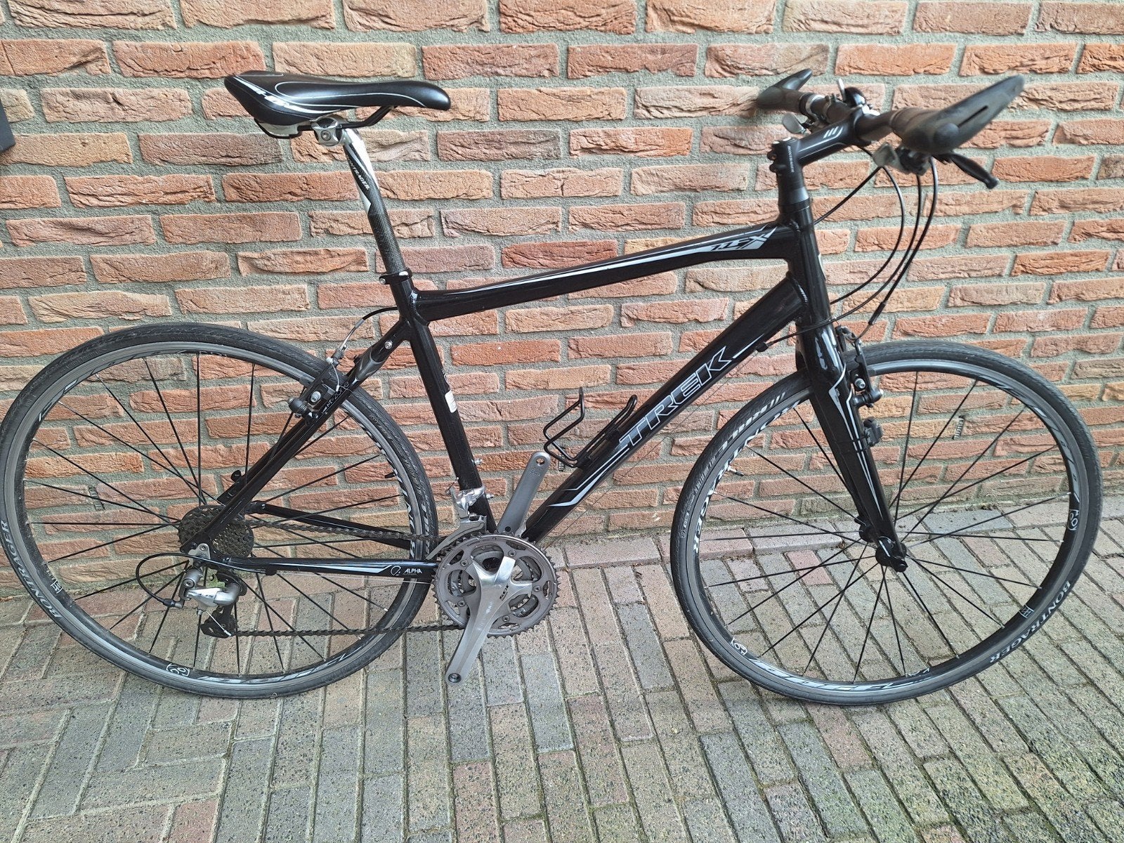 Trek 7.7 FX Hybride Fiets - 51cm Frame - Shimano 105, Fietsen en Brommers, Fietsen | Racefietsen, Gebruikt, Velgrem, Aluminium