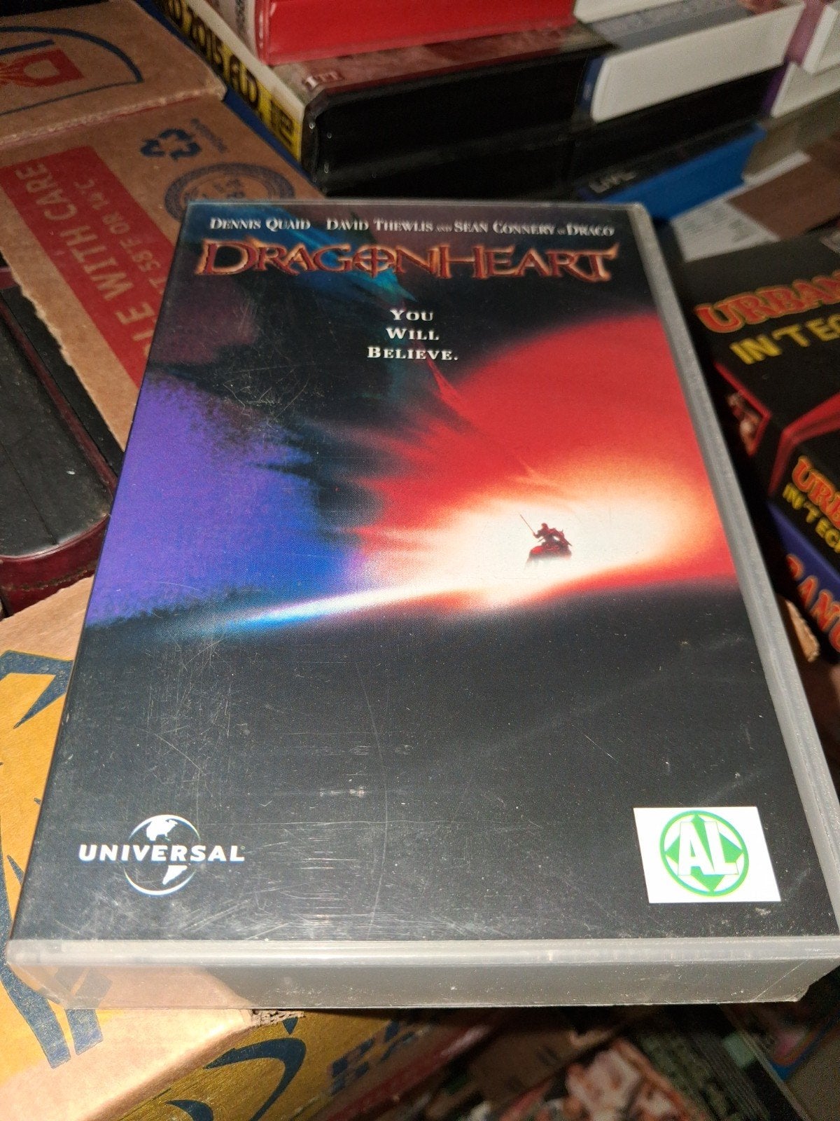 Vhs - Dragonheart, Alle leeftijden, Ophalen of Verzenden, Zo goed als nieuw