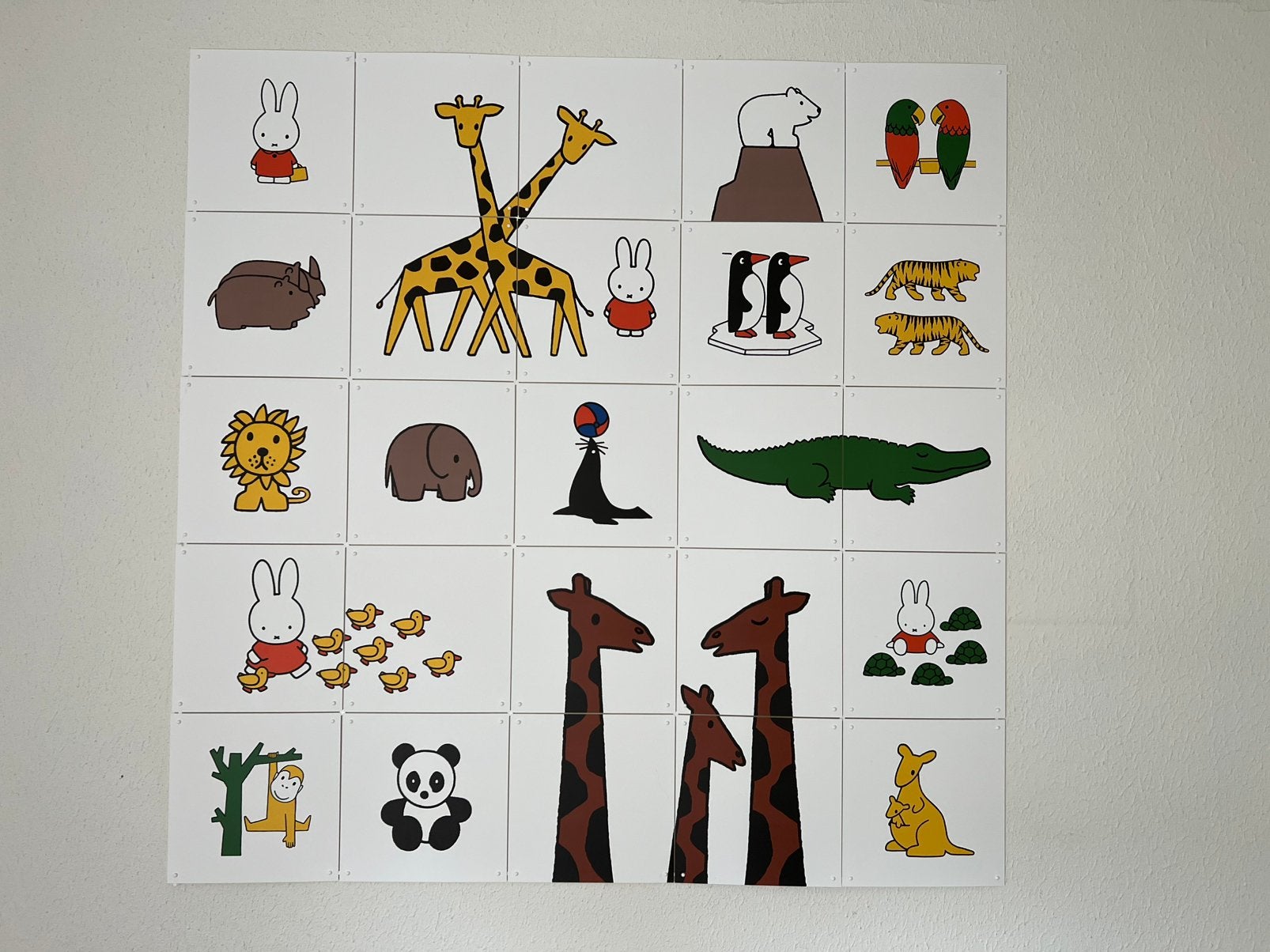 IXXI Nijntje in de dierentuin, Ophalen, Zo goed als nieuw, Wanddecoratie